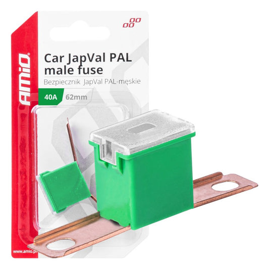 Siguranță auto JAPVAL PAL mascul 62mm 40A AMIO-03428