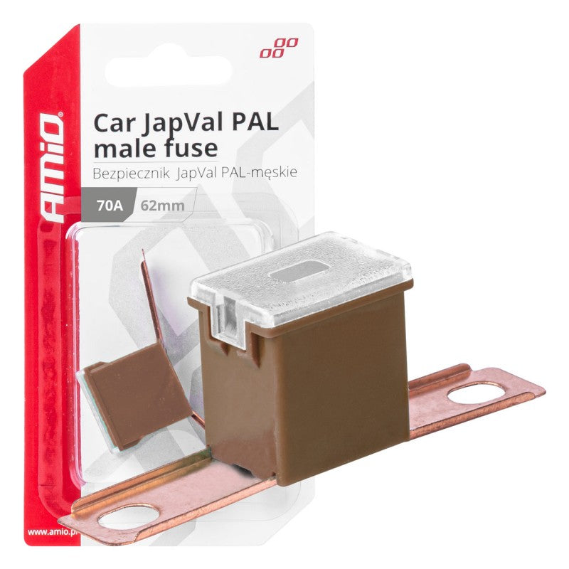 Siguranță auto JAPVAL PAL mascul 62mm 70A AMIO-03431