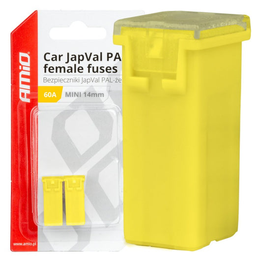 Siguranțe auto JAPVAL PAL mamă 2 buc, 14 mm  60A AMIO-03440