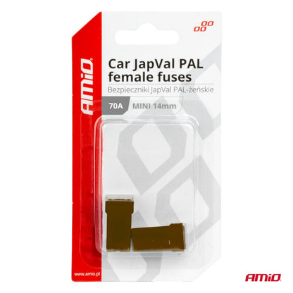 Siguranțe auto JAPVAL PAL mamă 2 buc 70A AMIO-03441