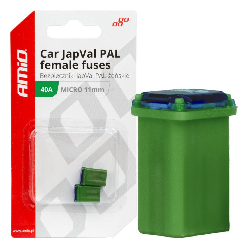 Siguranțe auto JAPVAL mamă 40A 2 buc AMIO-03461
