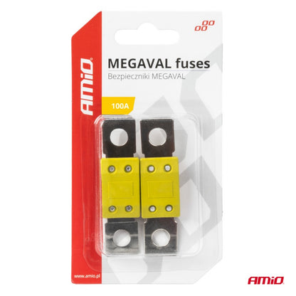 Siguranțe auto MEGAVAL MTA 2 buc. 100A AMIO-03463