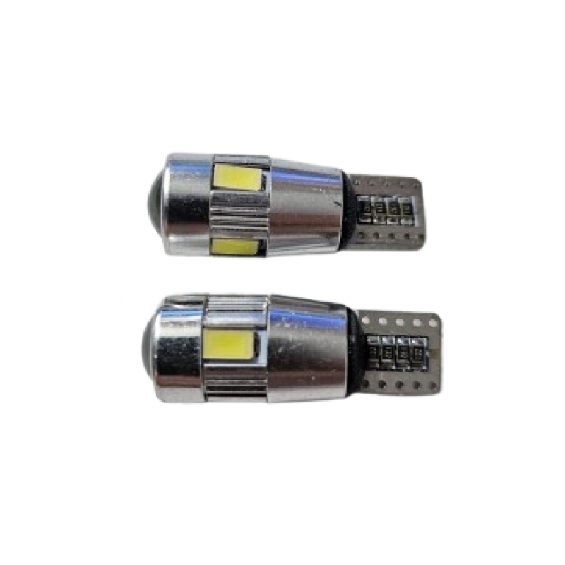 Led T10 6 SMD cu lupa / LED 035