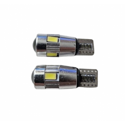 Led T10 6 SMD cu lupa / LED 035