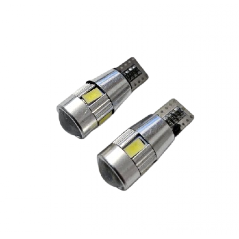 Led T10 6 SMD cu lupa / LED 035