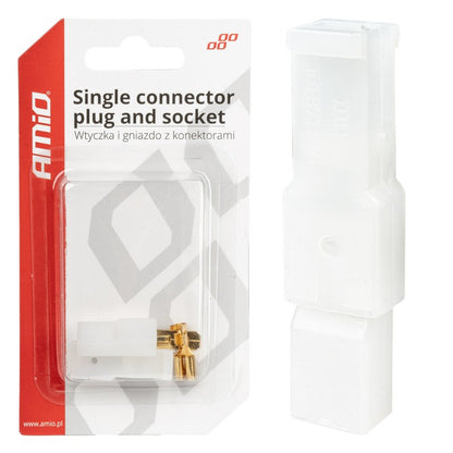 Conector cub priză 1 PIN + conectori AMIO-03511