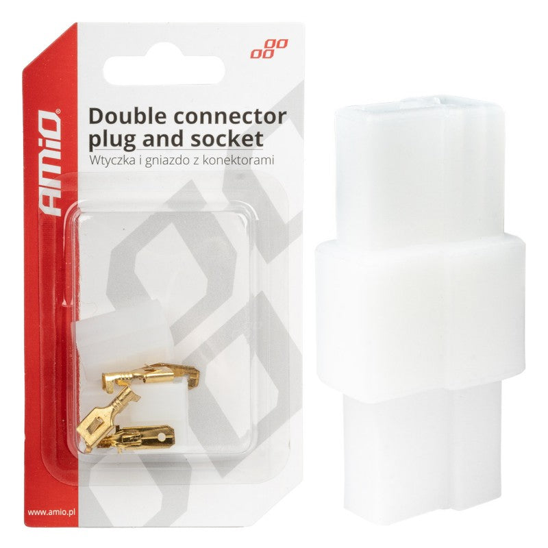 Set conector fișă și priză AMIO-03512