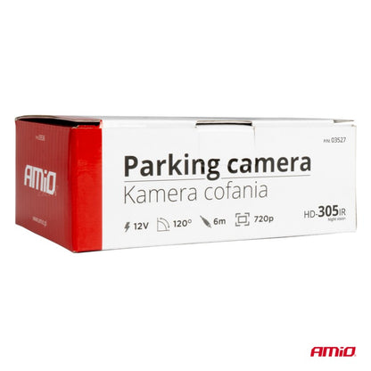 Cameră video pentru parcare cu marșarier HD-305 IR 12v 720p AMIO-03527