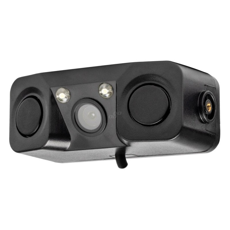 Cameră de marșarier cu senzori de parcare 2in1 HD-602 LED 12V AMIO-03541
