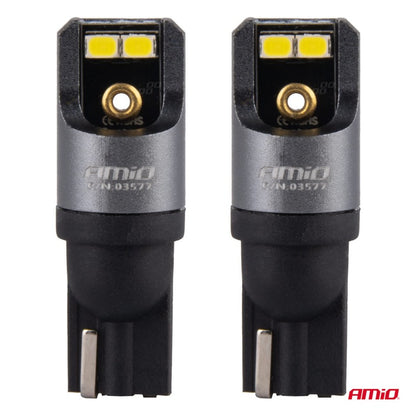 Set becuri CANBUS PRO T10 W5W becuri LED 4x2016 SMD alb 12V 24V
