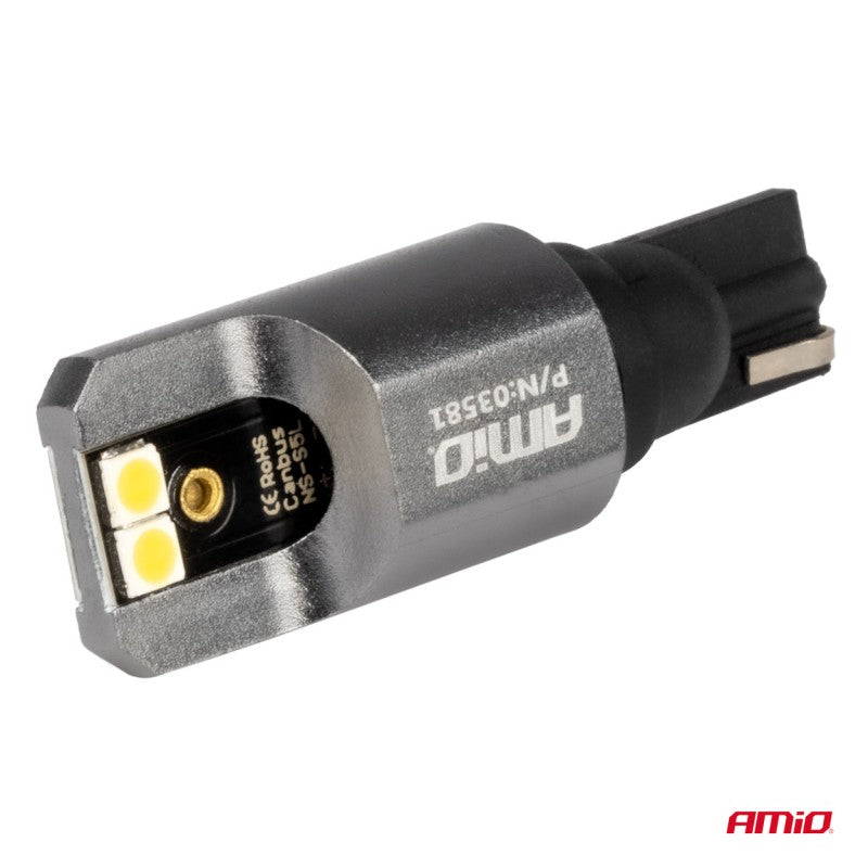 LED CANBUS seria PRO T15 W16W 4x3030 SMD Alb 12/24V FULL CANBUS AMIO-03581