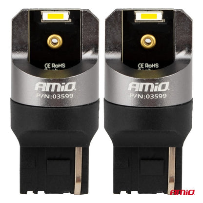 LED FULL CANBUS W21W 2SMD 7440 WHITE AMIO-03599