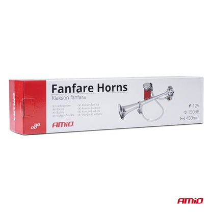 Claxon fanfara 12V AMIO-03618