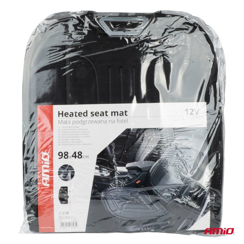 Husa cu incalzire pentru scaune auto 12V AMIO-03623