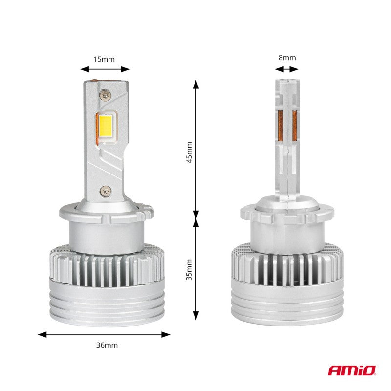 Set becuri cu  LED Seria D-Basic D4S/D4R AMiO-03629