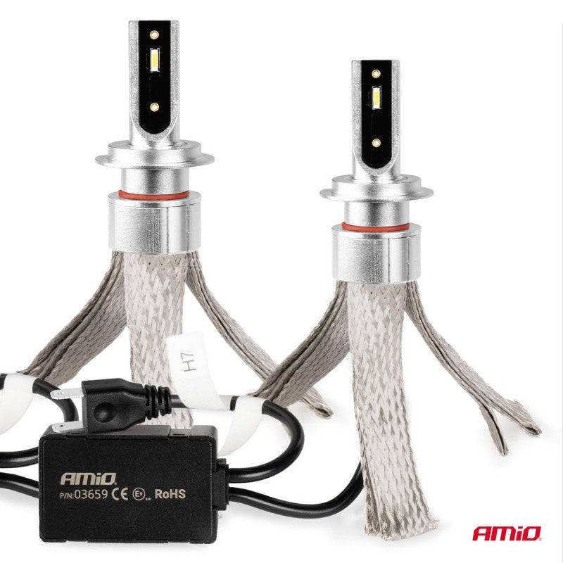 Set leduri  H7 canbus 6000K 12-24V AMIO-03659