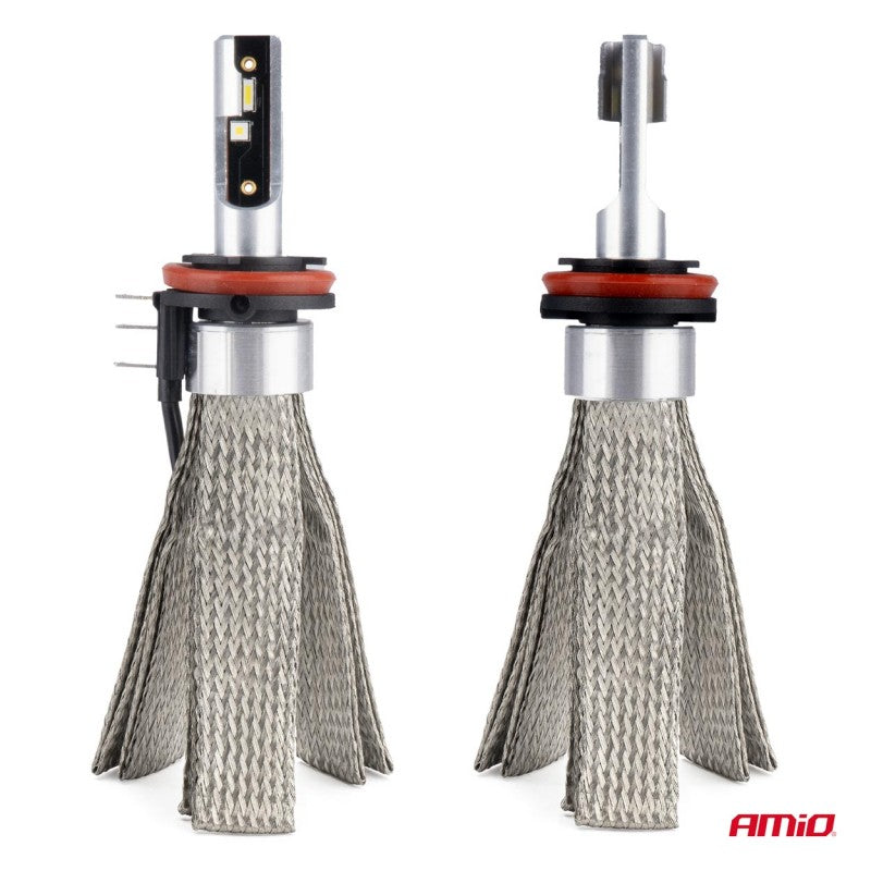 Set Becuri auto LED FLEX+ H15 seria 6000K 12V 24V Canbus AMIO-03666