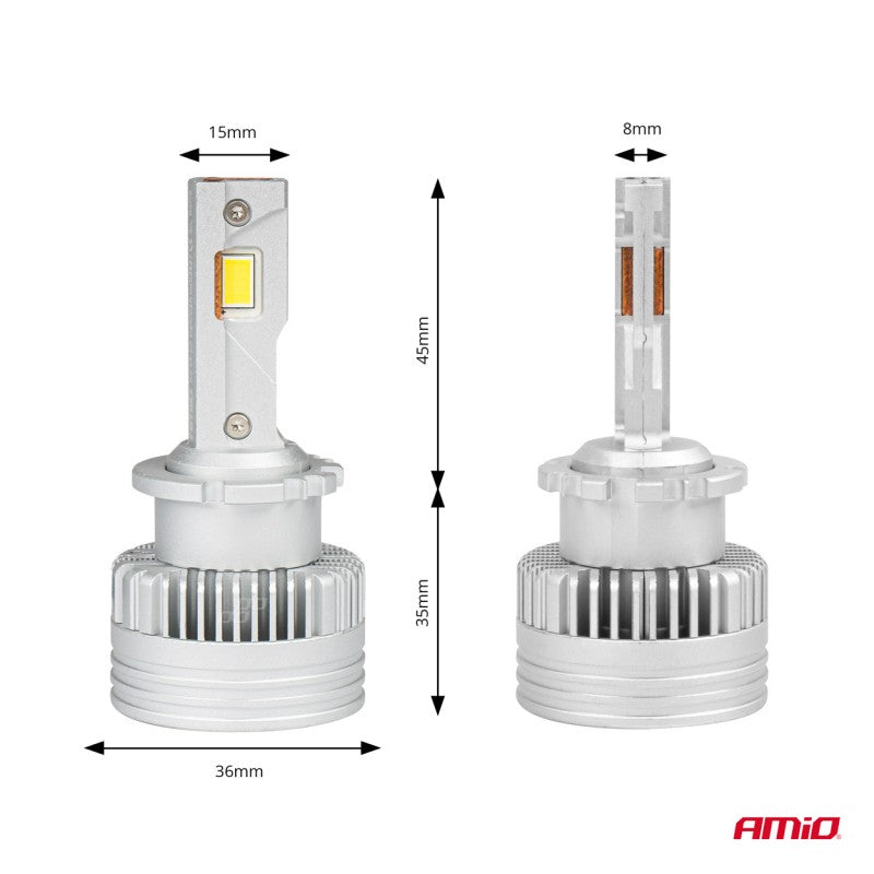 Set becuri   D2S D2R D4S D4R canbus 6000K AMIO-03670