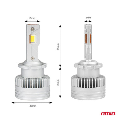 Set becuri   D2S D2R D4S D4R canbus 6000K AMIO-03670