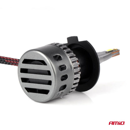 Set Becuri auto , seria K3 H7/H18 12V 6000K Canbus AMIO-03683