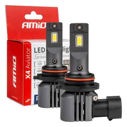 Set becuri auto seria X4 Aviator HB4 6500K Canbus AMIO-03767