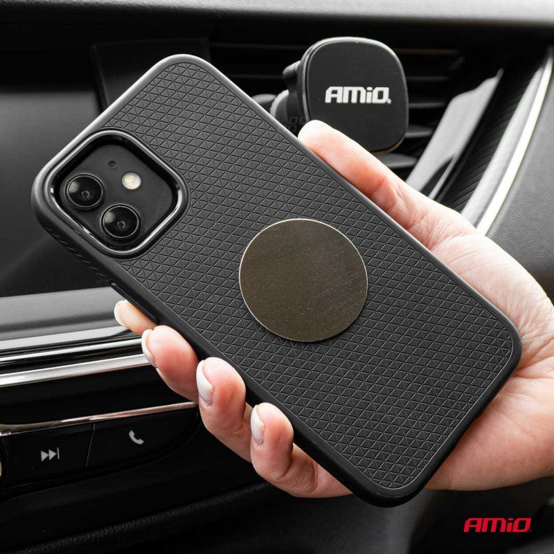 Suport Telefon cu magnet si  ventuză AMIO-03789