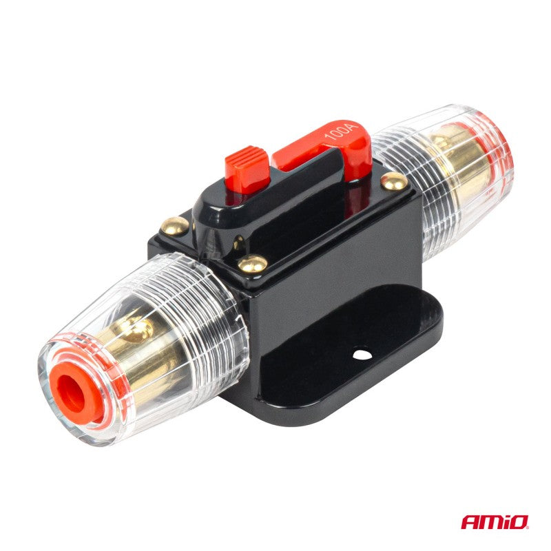 Siguranta automata auto cu intreruptor 12-48V 100A AMIO-03821
