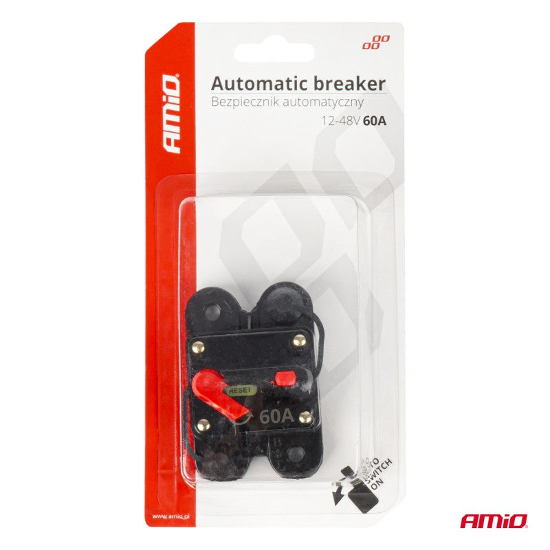 Siguranta automata auto 60A 12V 24V 48V AMIO-03826