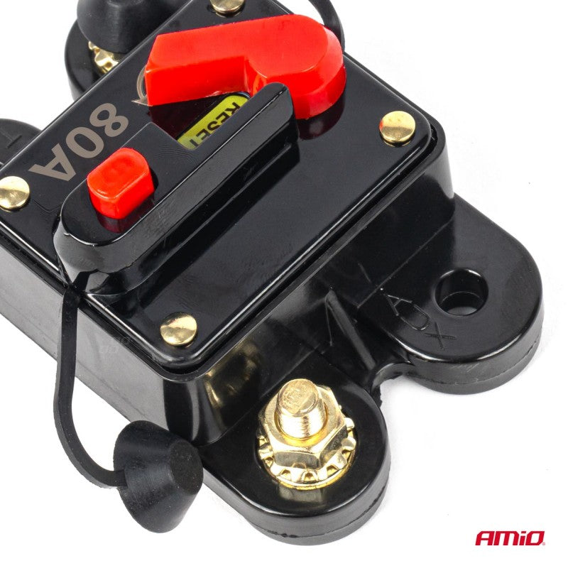 Siguranta automata auto 80A 12V 24V 48V AMIO-03827