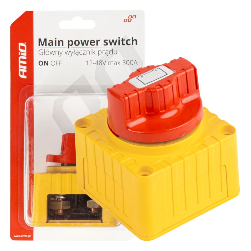 Comutator principal 12-48V max 300A AMIO-03839