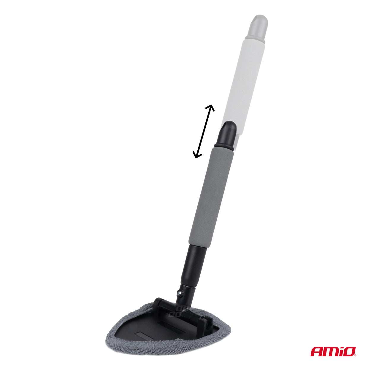 Myjka teleskopowa do mycia szyb okien mikrofibra trójkątna AMIO-03858