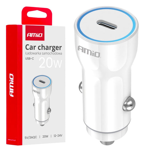 Incarcator auto USB-C 20W AMIO-03880