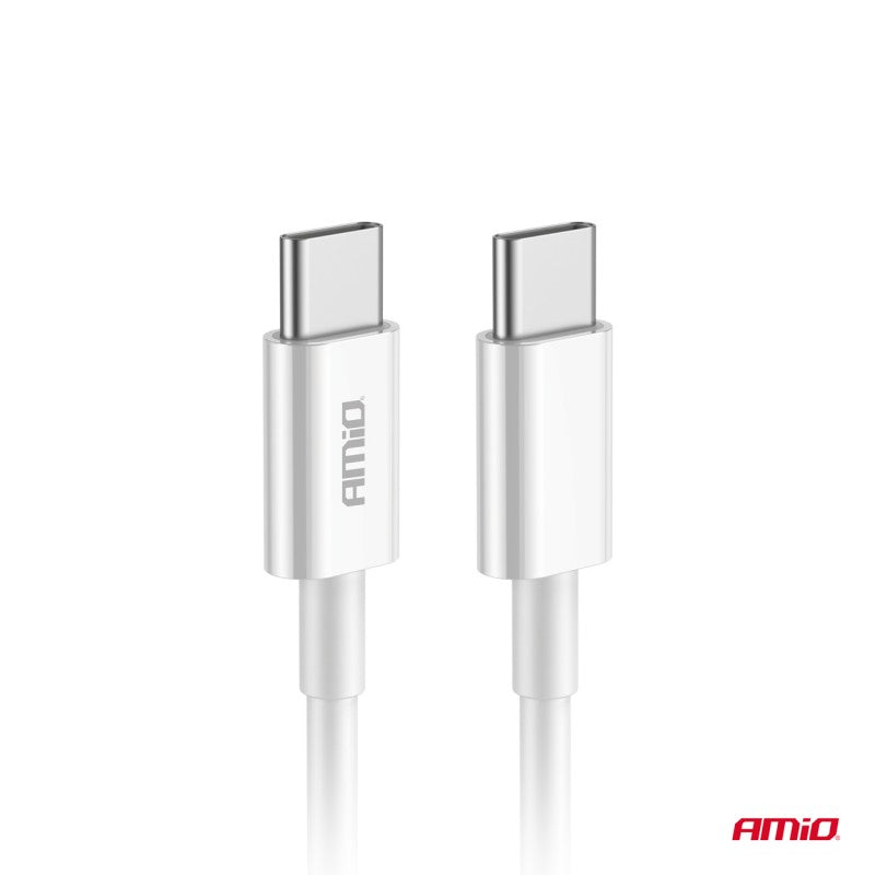 Cablu de încărcare USB-C - USB-C 60W 100cm FullLINK AMIO-03896