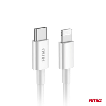 Cablu USB-C la Lightning 20W 100cm FullLINK AMIO-03898