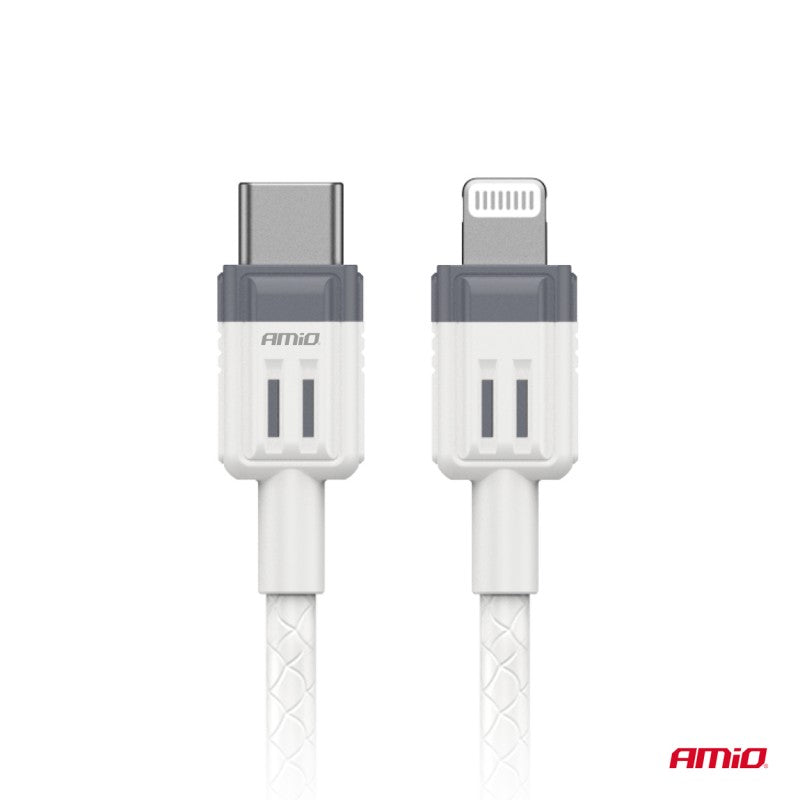 Cablu de încărcare USB-C - IPHONE LIGHTNING FullLINK 20W 100cm AMIO-03910