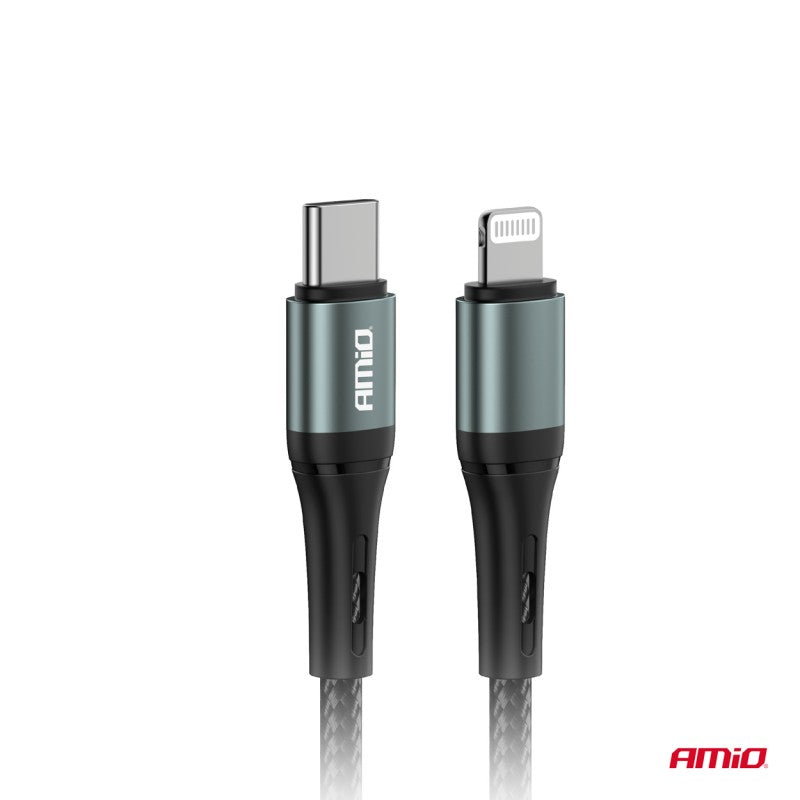 Cablu de încărcare USB-C - IPHONE LIGHTNING 20W 100cm AMIO-03916
