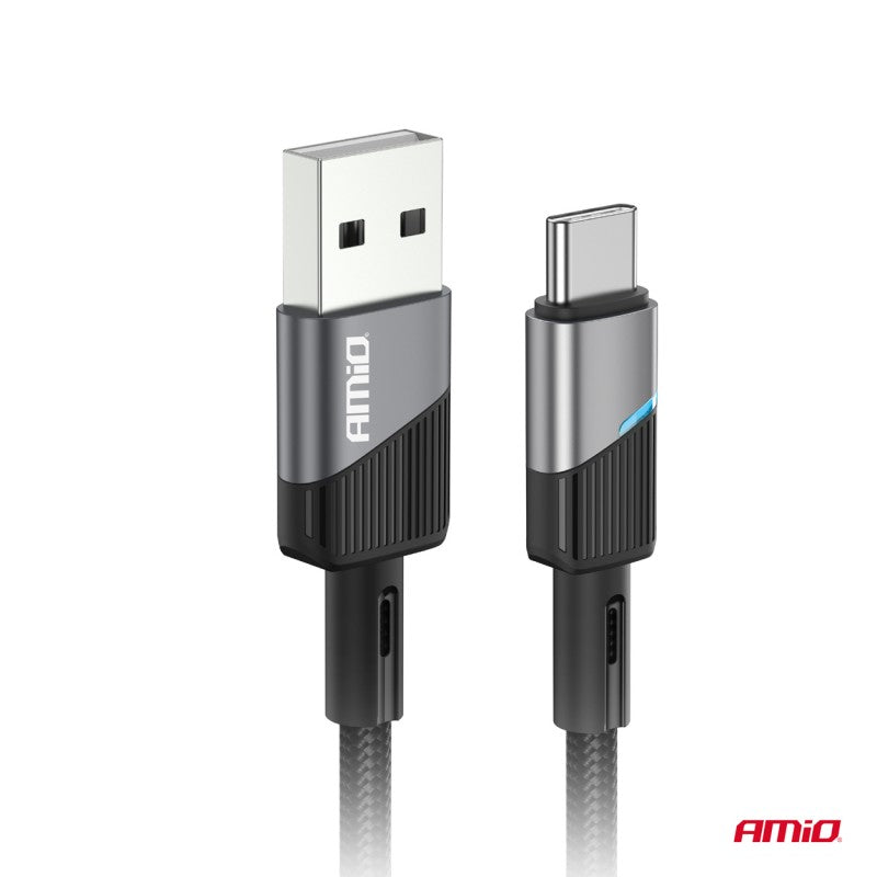 Cablu de încărcare USB-A - USB-C 3A 200cm FullLINK AMIO-03924
