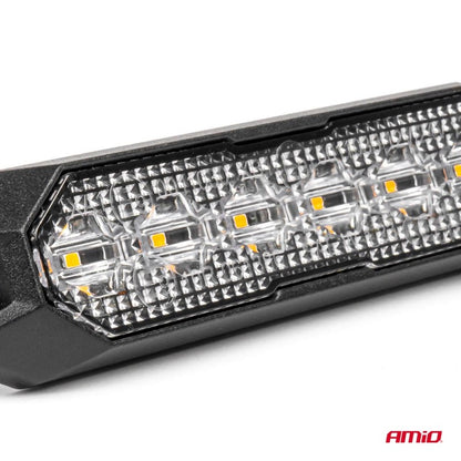 Proiector plat de avertizare 6x3W LED R65 R10 12V 24V AMIO-03930