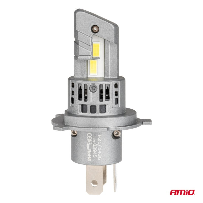 Set becuri LED seria X5 WINGER H4 6000K max 44W AMIO-03945