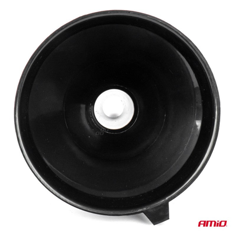 Pâlnie universală din plastic negru pentru combustibil, apă lichidă, 30 cm AMIO-04047