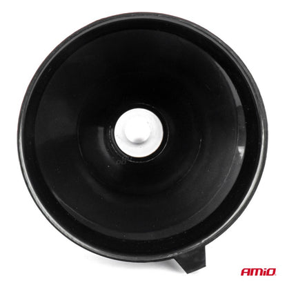 Pâlnie universală din plastic negru pentru combustibil, apă lichidă, 30 cm AMIO-04047