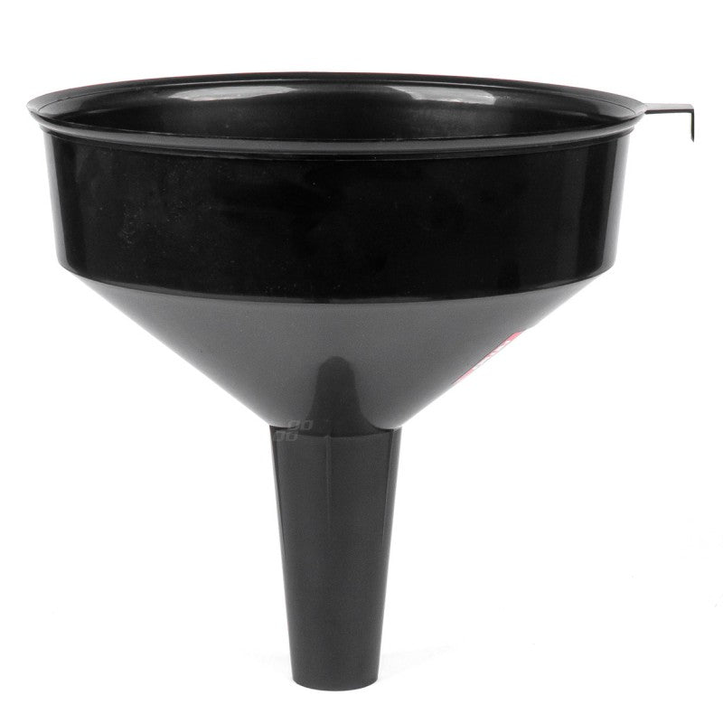Pâlnie universală din plastic negru pentru combustibil, apă lichidă, 30 cm AMIO-04047