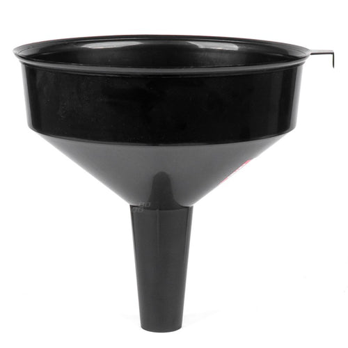 Pâlnie universală din plastic negru pentru combustibil, apă lichidă, 30 cm AMIO-04047
