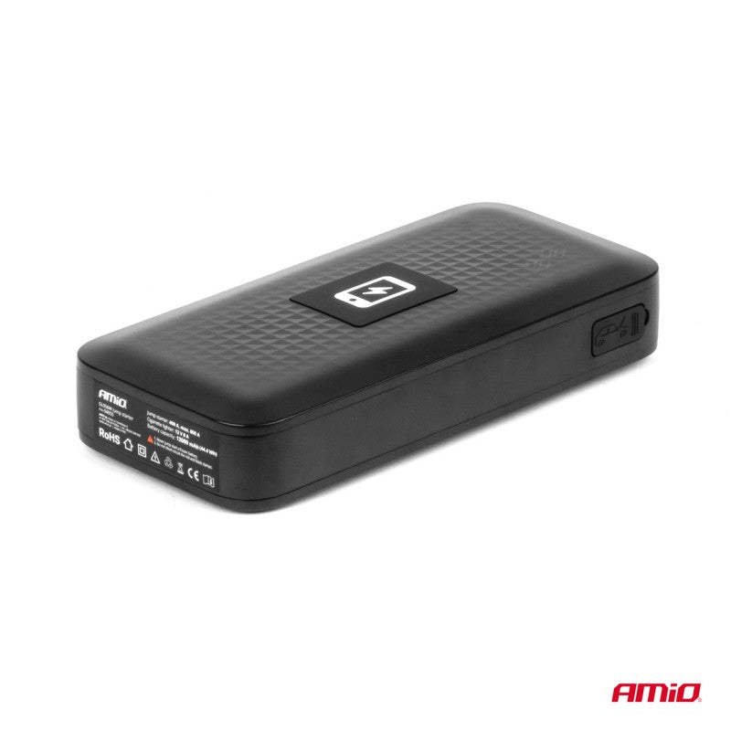 Dispozitiv de pornire rapidă, baterie externă 12V 12Ah 800A AMIO-04055