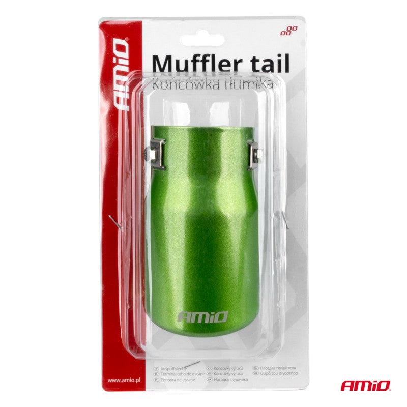 Ornament topa esapament din oțel inoxidabil verde AMIO-04071