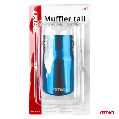 Ornamet toba esapament oțel inoxidabil albastru AMIO-04072