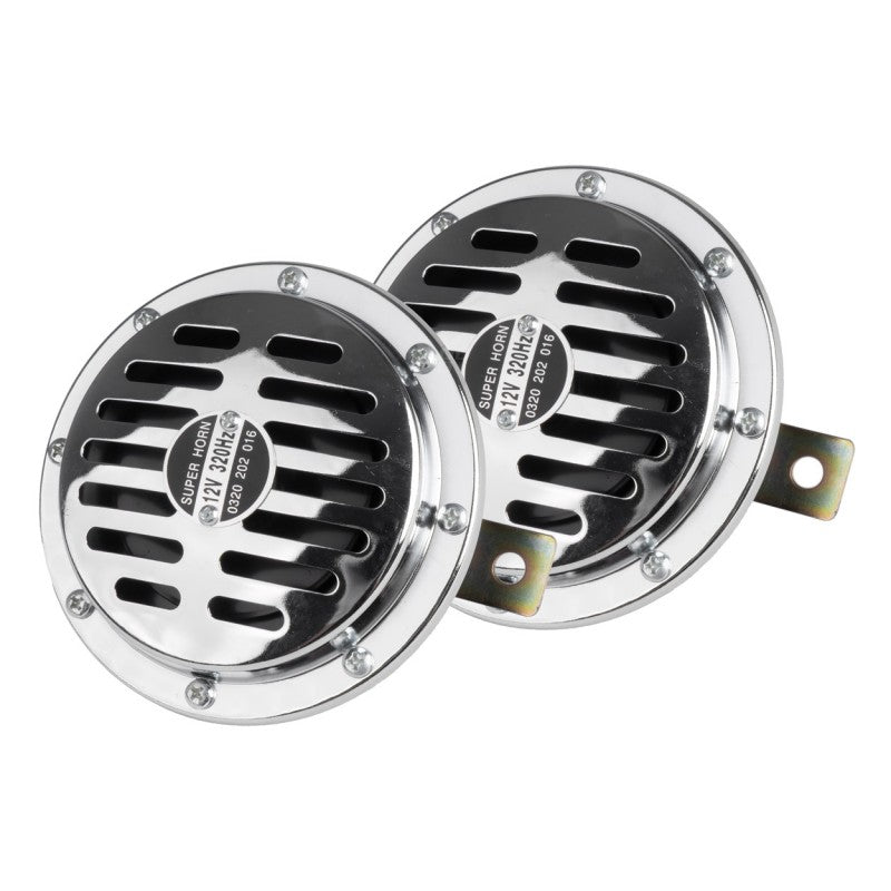 Claxon cromat 125 mm 12V AMIO-04074
