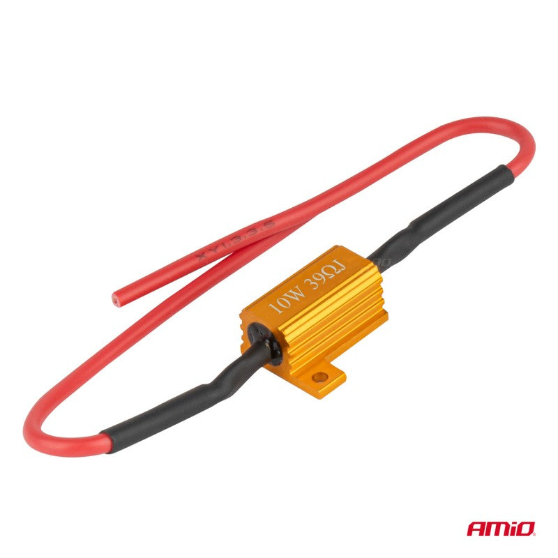 Rezistor CANBUS pentru becuri LED 39ohm 10W AMIO-04091