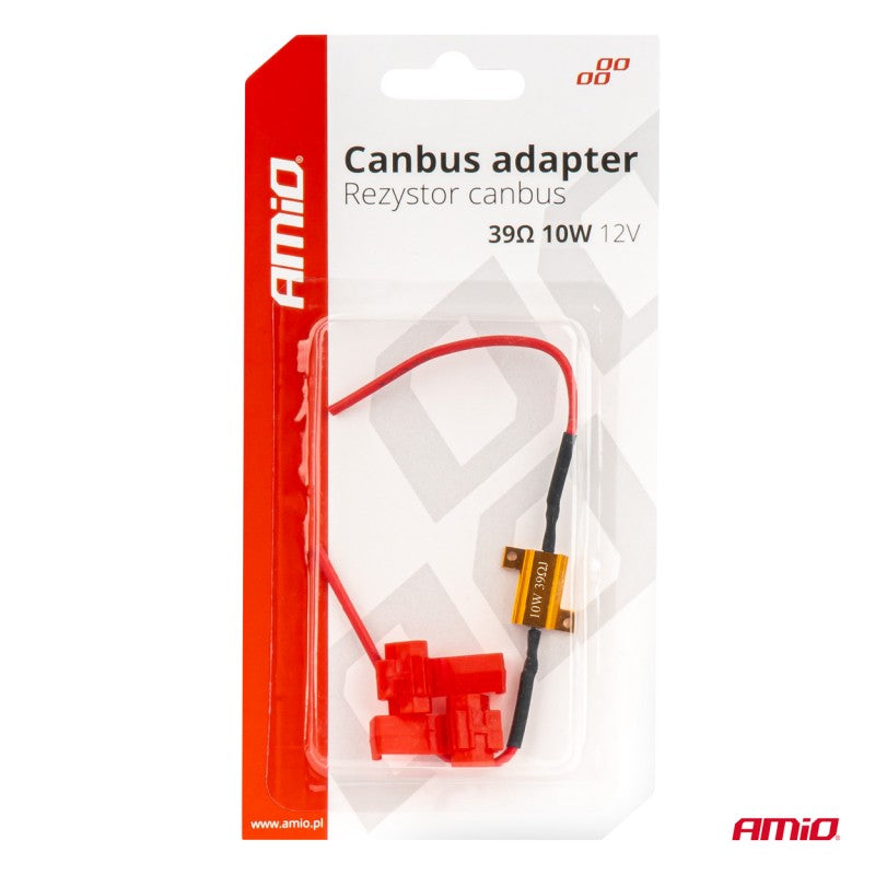 Rezistor CANBUS pentru becuri LED 39ohm 10W AMIO-04091