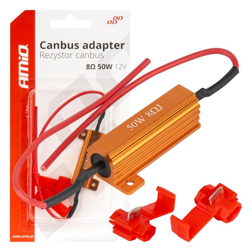 Rezistor releu LED Canbus 8Ω 50W AMIO-04095